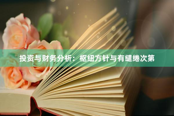 投资与财务分析：枢纽方针与有缱绻次第
